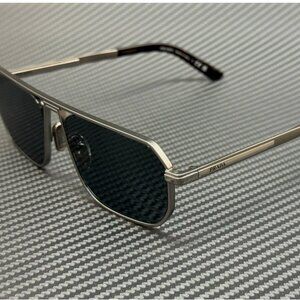 PRADA Matte Gunmetal Grey Men's 59 mm Sunglasses